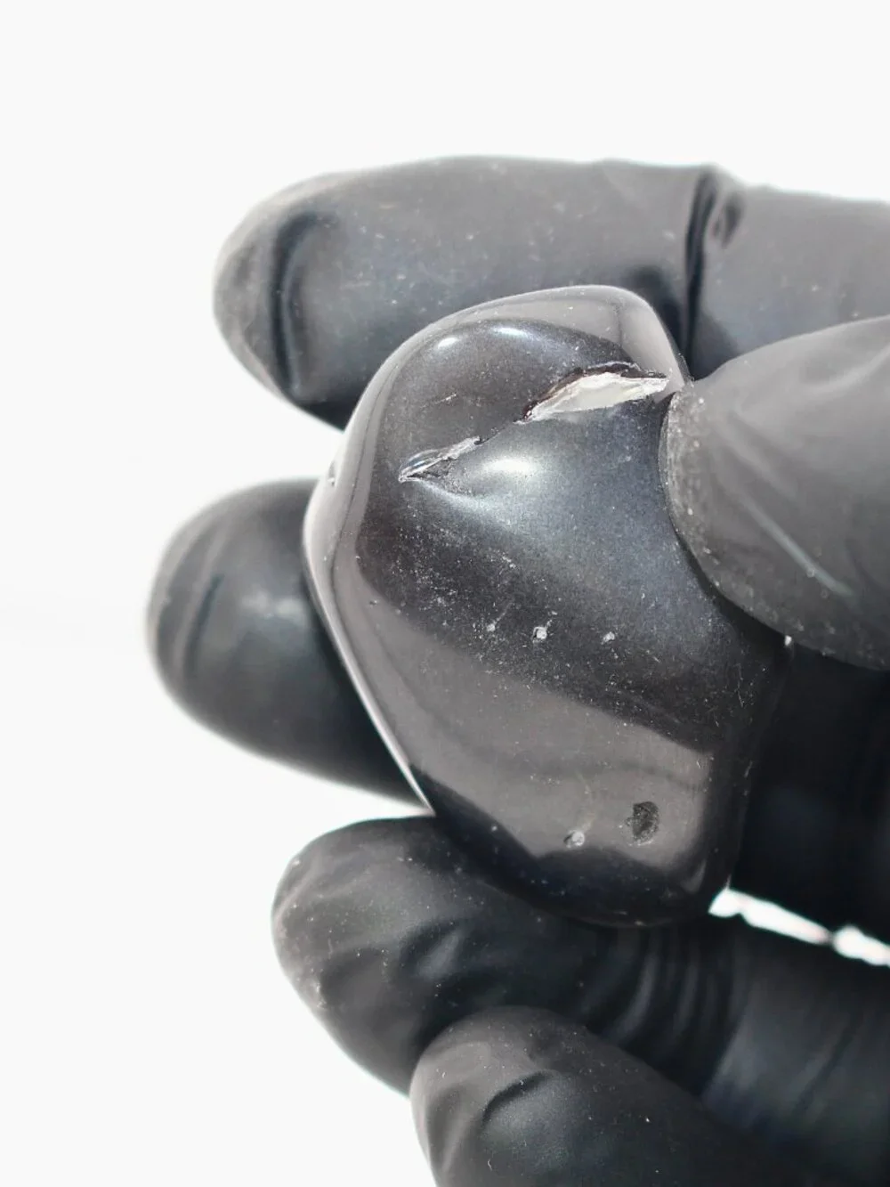 16.3g Old Stock Rainbow Obsidian Polished Davis Creek California Rare Stone Rock